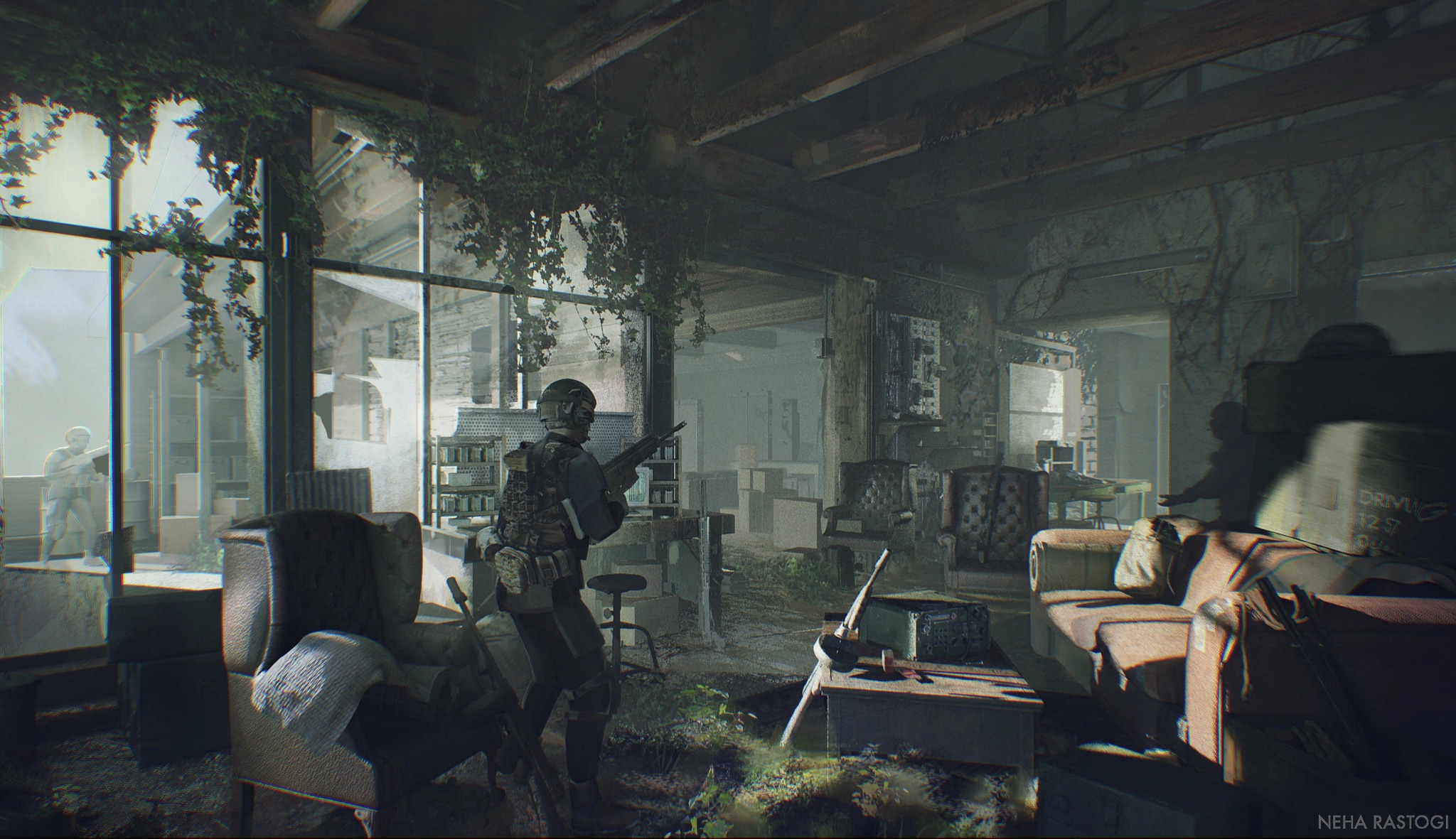 GUERILLA HIDEOUT - INTERIOR ENVIRONMENT