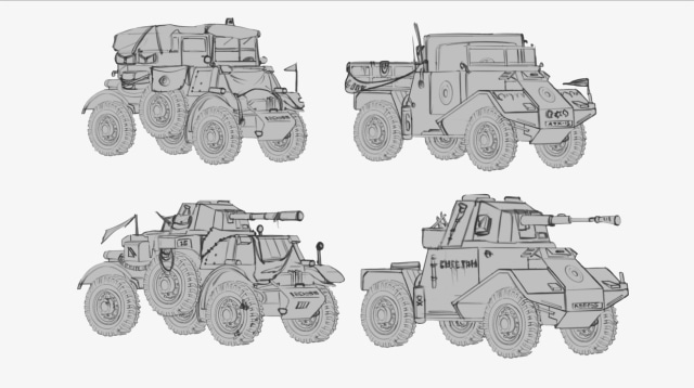 WORLDWAR Z - ARMOURED CAR OPTIONS