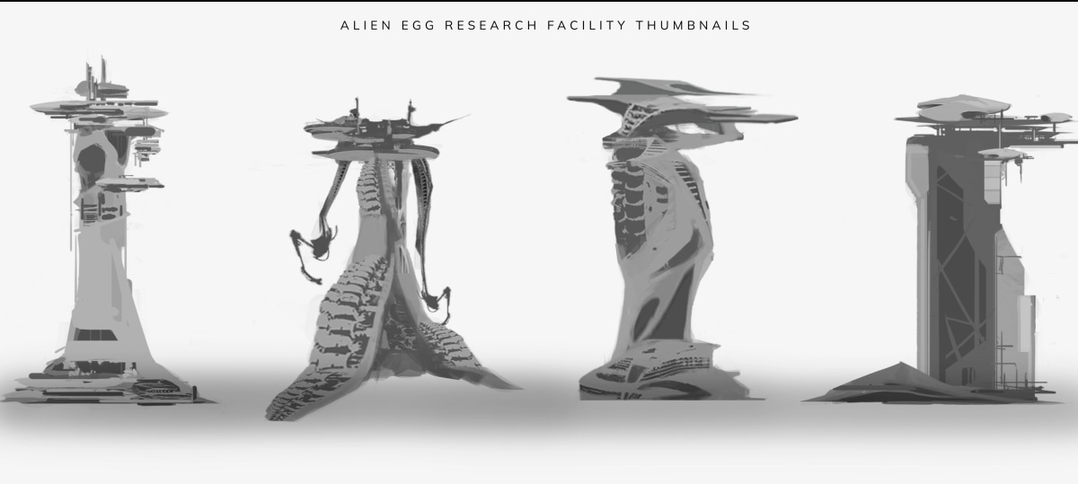 ALIEN EGG RESEARCH TOWER